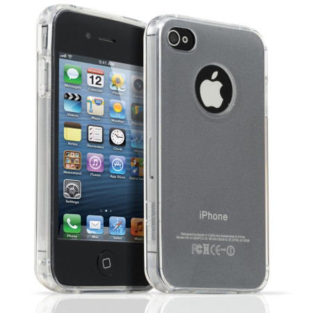 Pouzdro Meliconi iPhone 4/4s Shiny Transparent  a ochraná fólie na display