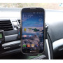 InHouse držák do auta s bezdrátovým nabíjením MKF-CW1 Qi černá pro mobilní telefony