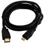 MKF-101352/1,8m video kabel HDMI/HDMI Micro, V2.0, 18 Gb/s, 3D, 1080p, 19 pin, Hight speed, 1,8 m-2