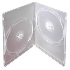 MKF-DVD2T Krabička na 2ks DVD, 14mm, transparent