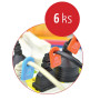 MKF-ZK40 Organizace kabelů, Color Mix, Značkovač kabeláže, 6 ks