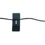 Kryt kabelů InHouse MKF-CC02T transparent k držáku na TV, délka 17,5 cm