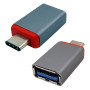 MKF-USB31CMAF redukce USB3.0/USB-C, ALU, stříbrná-2