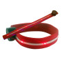 MKF-Flash svítící pásek, délka 48 cm, 3 módy blikání, červená