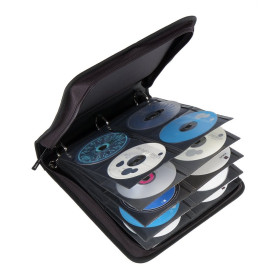 MKF-ACD344AB  pouzdro CD/DVD, Nylon, černé, kapacita 344 ks