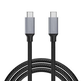 MKF-USBC2DK datový a nabíjecí kabel USB-C / USB-C, 60W, 3A, 5Gb/s, opletení, 1 m