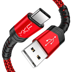 MKF-USB12AC datový a nabíjecí kabel USB A / USB-C, 20W, 2A, opletení-2