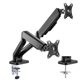 MKF 21DP113S2 držák na 2 monitory, VESA 75×75 a 100×100, Nosnost 2 až 9 kg
